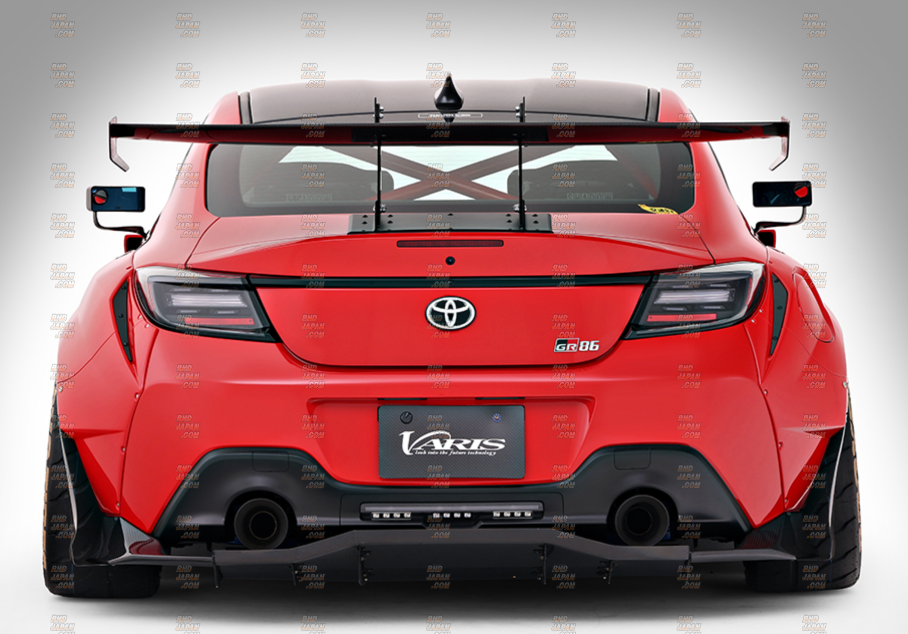Varis Arising-I / Wide Body Rear Diffuser & Shroud Set Full Carbon
